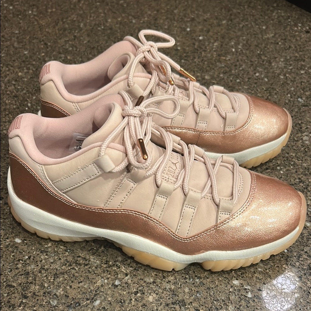 Jordan 11 retro low rose gold! High demand and RARE! Amazing quality!